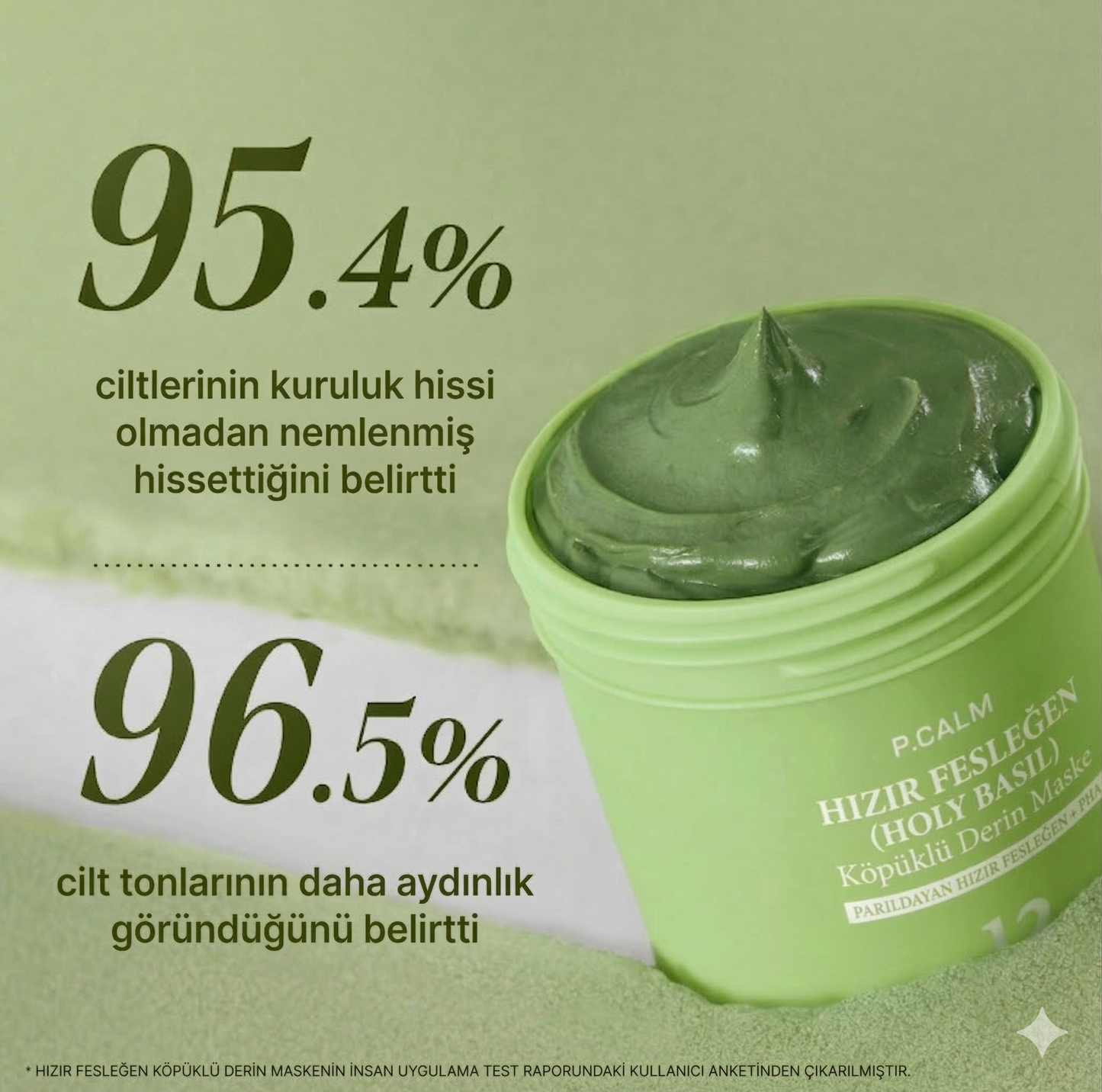 Matcha Özlü Derinlemesine Maske